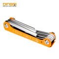 DingQi 8-teiliges Handwerkzeug Inbusschlüssel-Satz